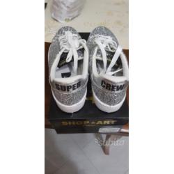Scarpette Shop Art Glitter Argento