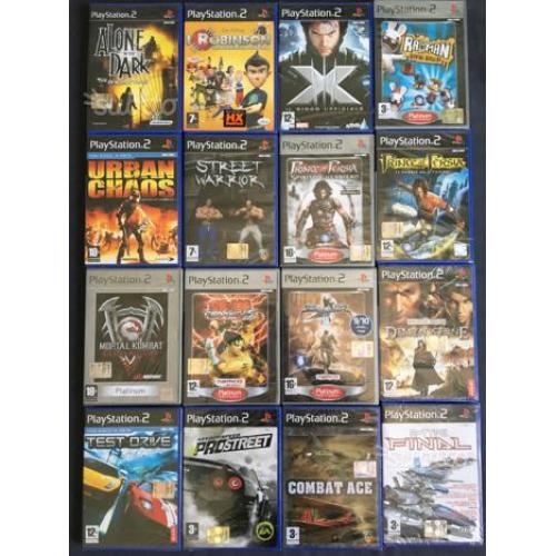 Vari Titoli fondo di magazzino per PS2, PS2 slim