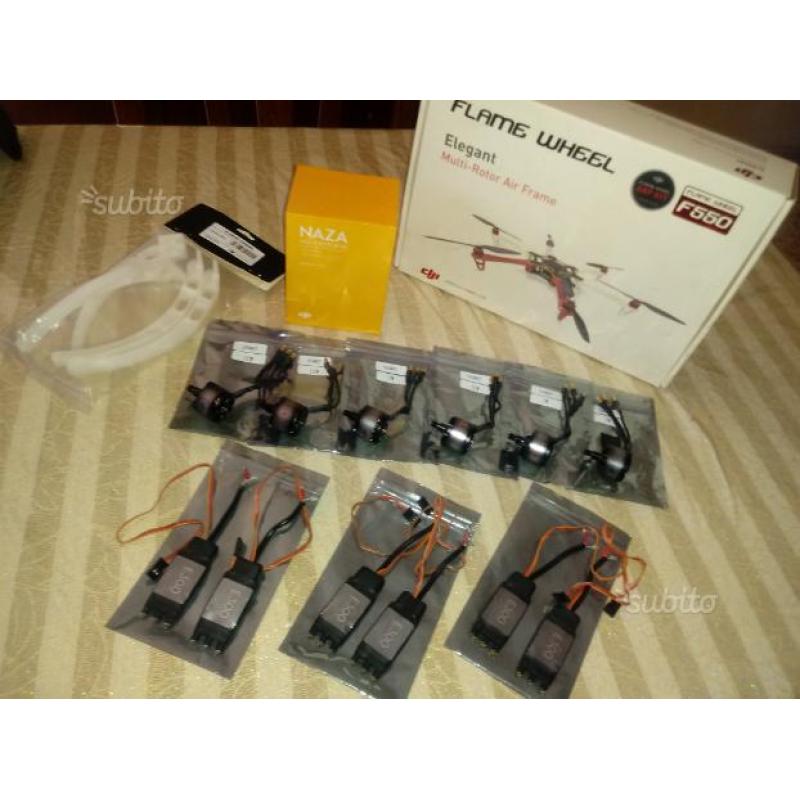 Drone Kit DJI F550 ARF NAZA V2 BATTERIA