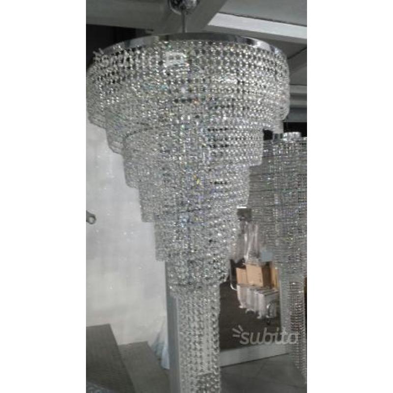 Lampadario vortice 10 luci