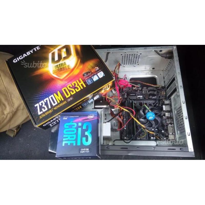 PC intel i3 3.6Ghz / DDR4 / HD 1TB - nuovo
