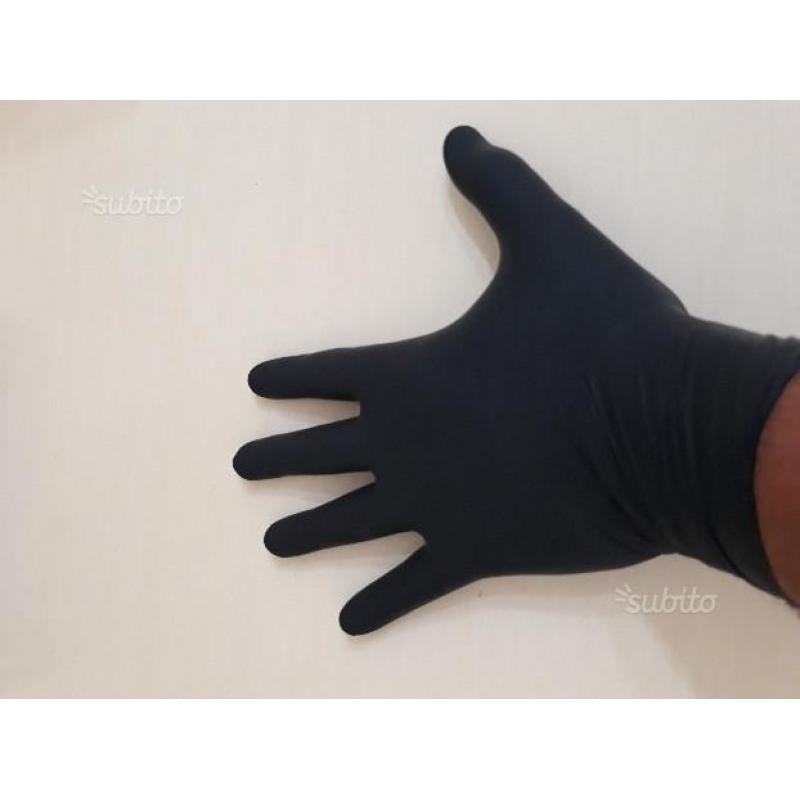 Guanti in nitrile neri