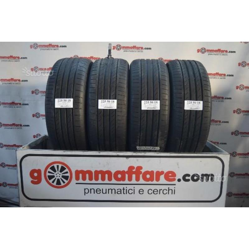 4 gomme 225/50 R18 Continental Runflat TU-4290