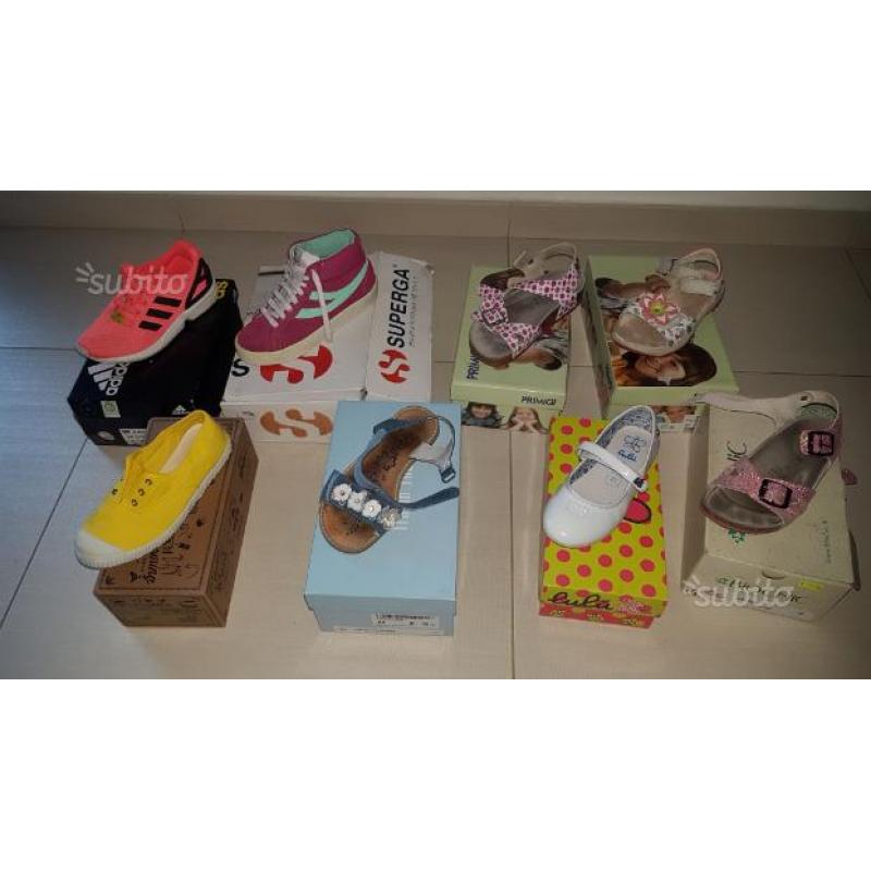 30 paia di scarpe bambina