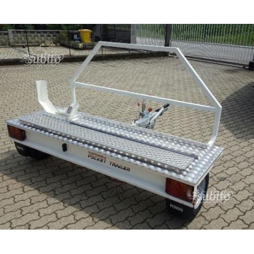 Carrello Portamoto con timone reclinabile