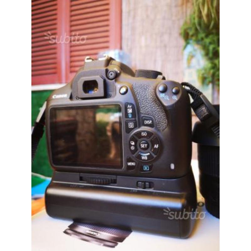 Canon eos 1200D +18-55 is stm II +battery grip