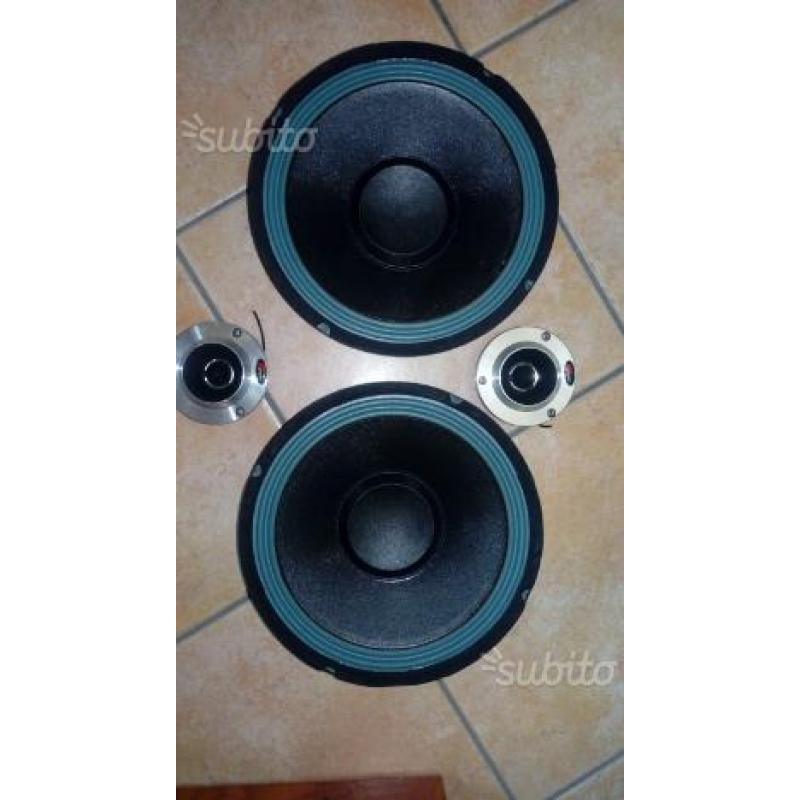 Coppia Woofer 10 pollici + 2 Tweet
