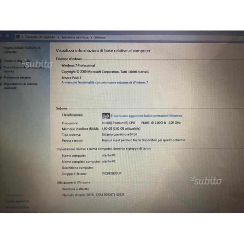 Pc NoteBook HP