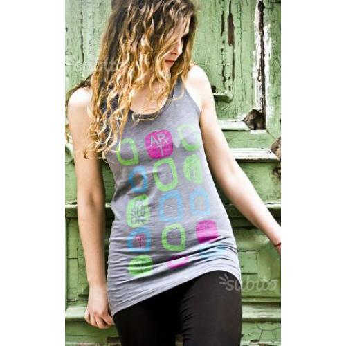 100 Canotte Top Made in Italy NUOVE COTONE