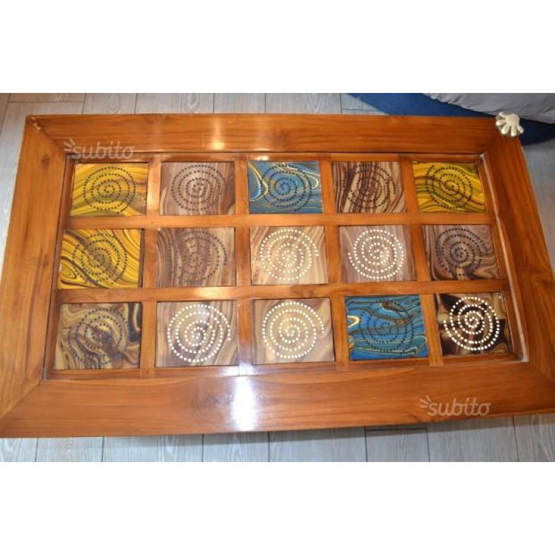 Tavolino in legno Teak