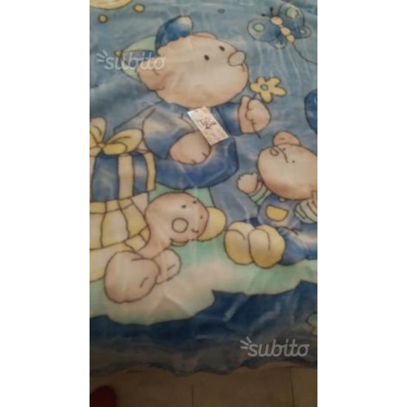 Coperta culla nuova con scatola