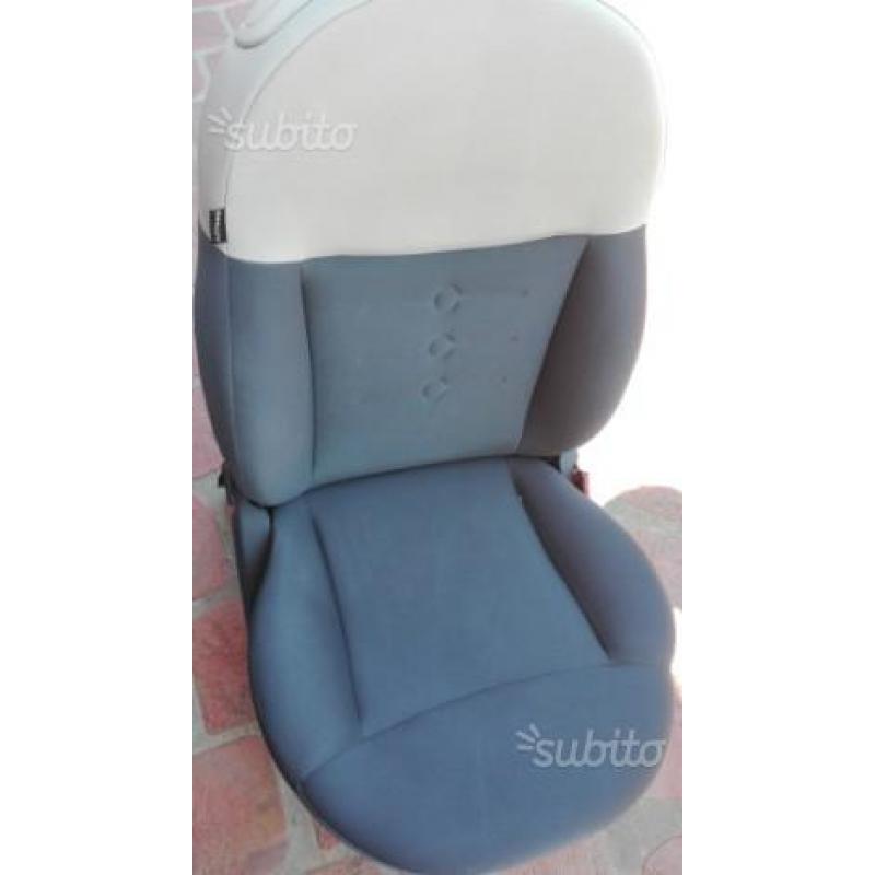 Tappezzeria fiat nuova 500 completa pelle e stoffa
