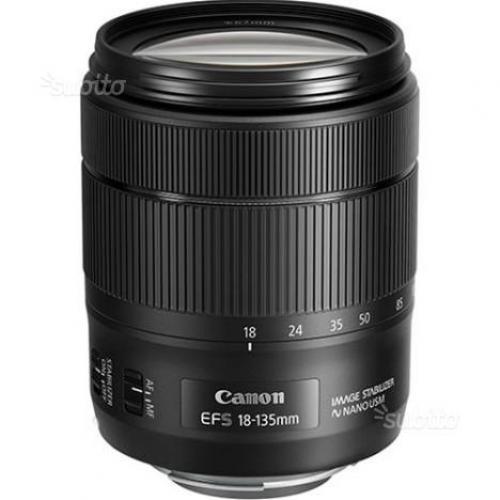Obiettivo Canon 18-135 stm, nano usm,