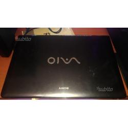 Portatile Sony Vaio+SSD 120gb Ram 4gb espandibile