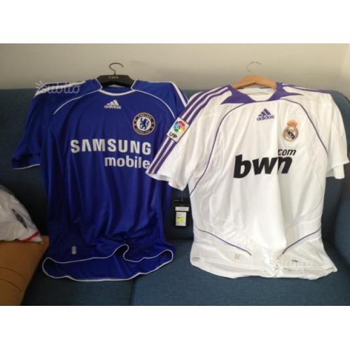 Maglie Chelsea e Real Madrid
