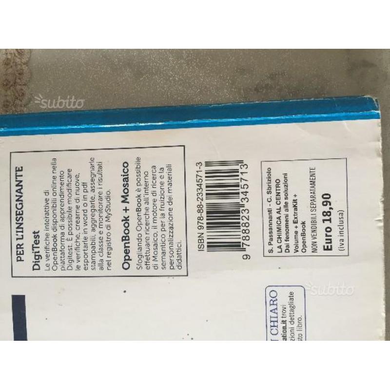 Libro Liceo La Chimica al centro