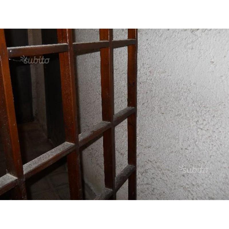 Parete legno separazione multiuso