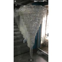 Lampadario vortice 10 luci