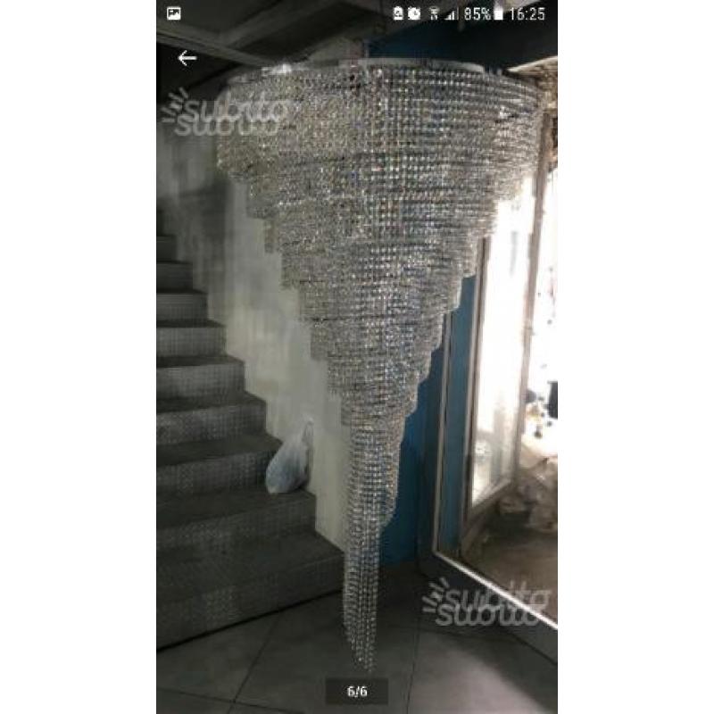 Lampadario vortice 10 luci