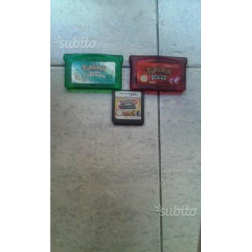 Giochi Pokemon ds e gba